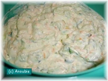 Rezept: Dips usw. - Möhrentzatziki Dips usw. - Möhrentzatziki - Rezept