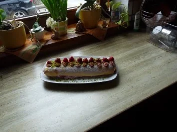 Himbeer Quark Rolle - Rezept