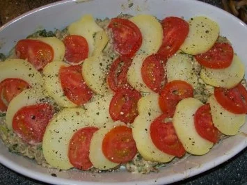 Aus dem Backofen - Hackfleisch-Kartoffel-Auflauf - Rezept - Bild Nr. 9