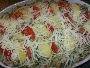 Aus dem Backofen - Hackfleisch-Kartoffel-Auflauf - Rezept - Bild Nr. 12