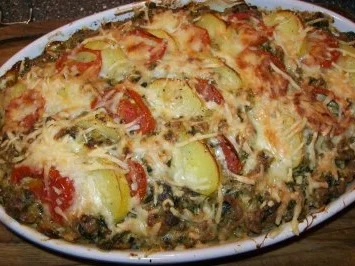 Aus dem Backofen - Hackfleisch-Kartoffel-Auflauf - Rezept - Bild Nr. 13