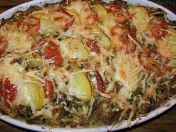 Aus dem Backofen - Hackfleisch-Kartoffel-Auflauf - Rezept - Bild Nr. 14