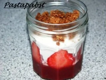 Erdbeer-Vanille-Crumble - Rezept