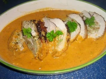 Rezept: Broccoli- Mozzarella Braten mit Brät in Tomatencremesauce Bild Nr. 6 Broccoli- Mozzarella Braten mit Brät in Tomatencremesauce - Rezept - Bild Nr. 6