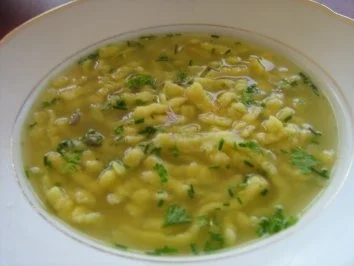 Rezept: Knöpflesuppe Knöpflesuppe - Rezept
