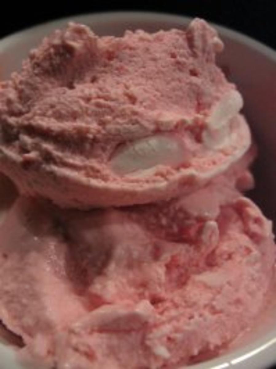 Himbeer-Baiser-Joghurt-Eis - Rezept mit Bild - kochbar.de