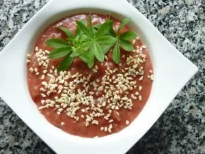 Vanilliges Rhabarber-Erdbeer-Kompott mit Schuss - Rezept - Bild Nr. 2