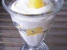 Dessert: Quarkcreme mit Ananas - Rezept