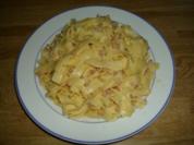 Dicke Schinken-Sahne Nudeln - Rezept