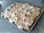 Rhabarberkuchen mit Baiserhaube - Rezept