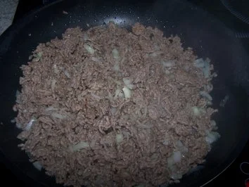 Rezept: Eierauflauf mit Hackfleisch Bild Nr. 3 Eierauflauf mit Hackfleisch - Rezept - Bild Nr. 3