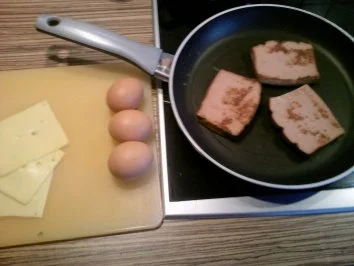 Rezept: "HAUPTGERICHT" Fleischkäs nach Art Strammer Max Bild Nr. 2 "HAUPTGERICHT" Fleischkäs nach Art Strammer Max - Rezept - Bild Nr. 2