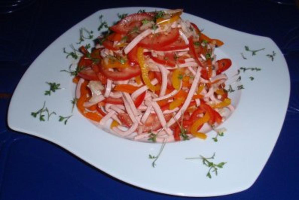 Bunter Wurstsalat - Rezept mit Bild - kochbar.de