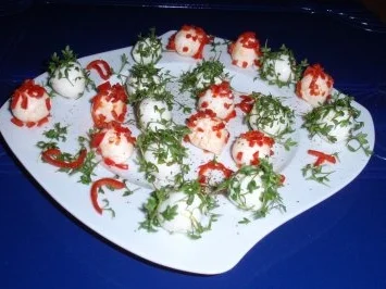 Rezept: Bunte Mini-Mozzarella-Kugeln Bild Nr. 4 Bunte Mini-Mozzarella-Kugeln - Rezept - Bild Nr. 4