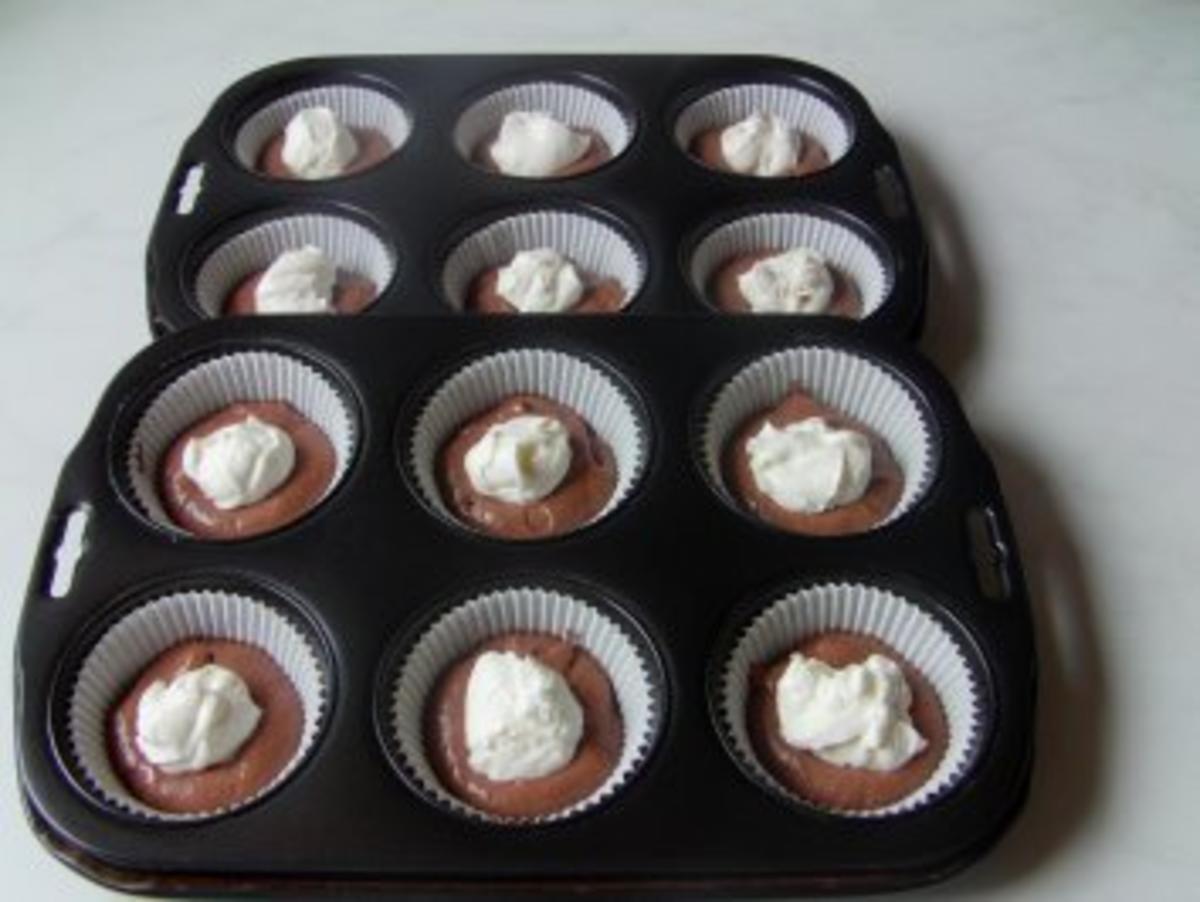 Cremegefüllte Schoko-Muffins - Rezept - Bild Nr. 2