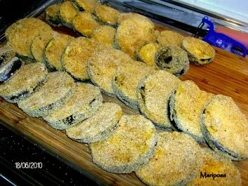 Auberginenscheiben im Panademantel - Rezept - Bild Nr. 2