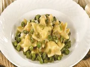 erster gang nudelsterne gefùllt mi jakobsmuscheln - Rezept