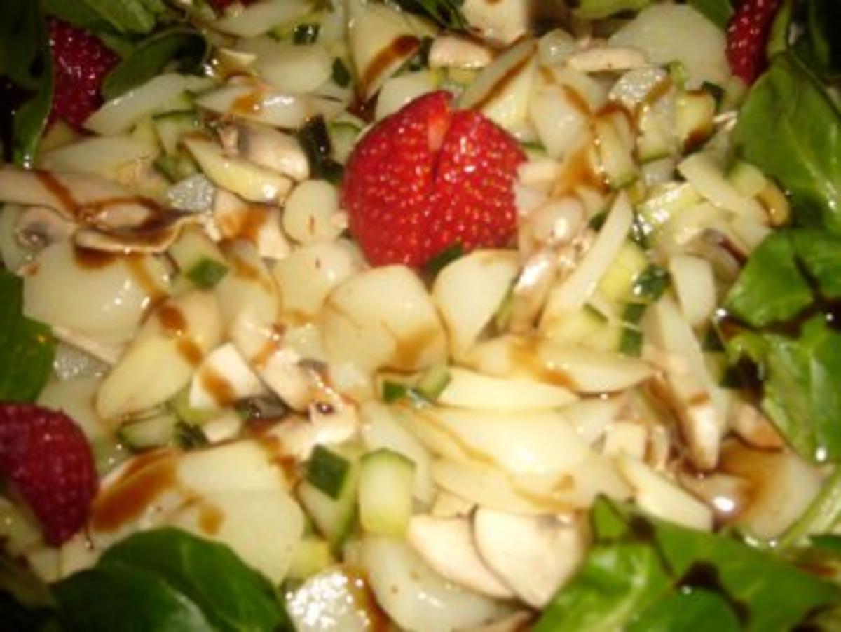 Spargel-Champignons-Gurkensalat - Rezept - Bild Nr. 6