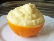 Dessert: Orangen-Sahne-Eis - Rezept