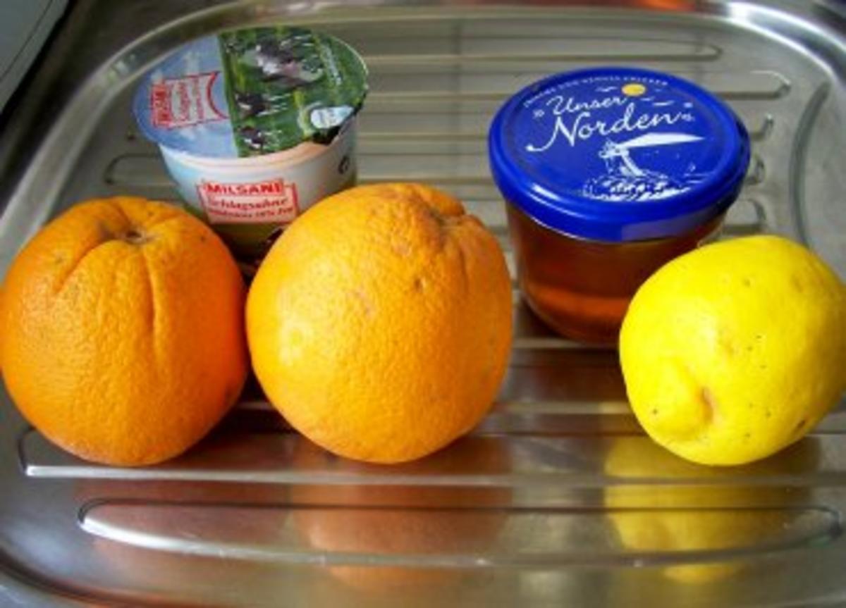 Dessert: Orangen-Sahne-Eis - Rezept - Bild Nr. 2