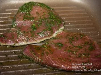 Rezept: KorianderThunfischPasta (mit Bildern) Bild Nr. 3 KorianderThunfischPasta (mit Bildern) - Rezept - Bild Nr. 3