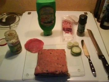 Abendbrot: Focaccio belegt 2 - Rezept - Bild Nr. 4