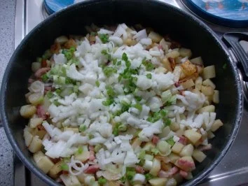 Rezept: Bratkartoffeln mit Ei und Rote Bete Bild Nr. 7 Bratkartoffeln mit Ei und Rote Bete - Rezept - Bild Nr. 7