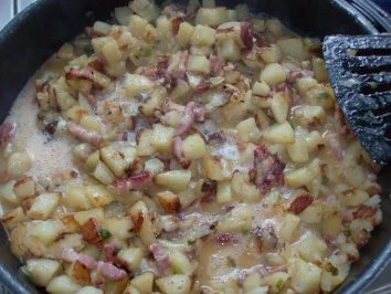 Rezept: Bratkartoffeln mit Ei und Rote Bete Bild Nr. 9 Bratkartoffeln mit Ei und Rote Bete - Rezept - Bild Nr. 9