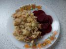 Bratkartoffeln mit Ei und Rote Bete - Rezept