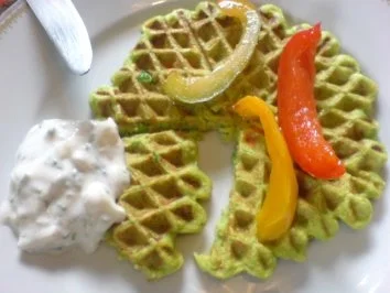 Rezept: Grüne Waffeln mit Paprika Bild Nr. 21 Grüne Waffeln mit Paprika - Rezept - Bild Nr. 21