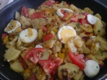 Rezept: Bratkartoffel-Restepfanne Bild Nr. 10 Bratkartoffel-Restepfanne - Rezept - Bild Nr. 10