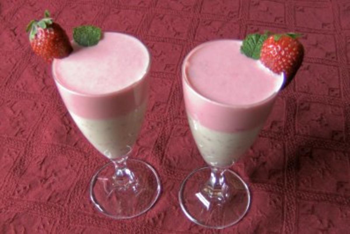 Bananen - Erdbeer - Dessert - Rezept
