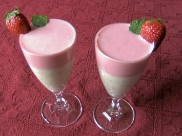 Bananen - Erdbeer - Dessert - Rezept