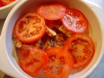 Mediteraner Schnitzelauflauf überbacken mit Feta bzw. Schafskäse - Rezept - Bild Nr. 5