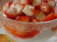 Pfefferminzcreme mit Erdbeeren - Rezept - Bild Nr. 2