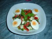 Salate  : Frühlingszwiebel-Paprika - Rezept