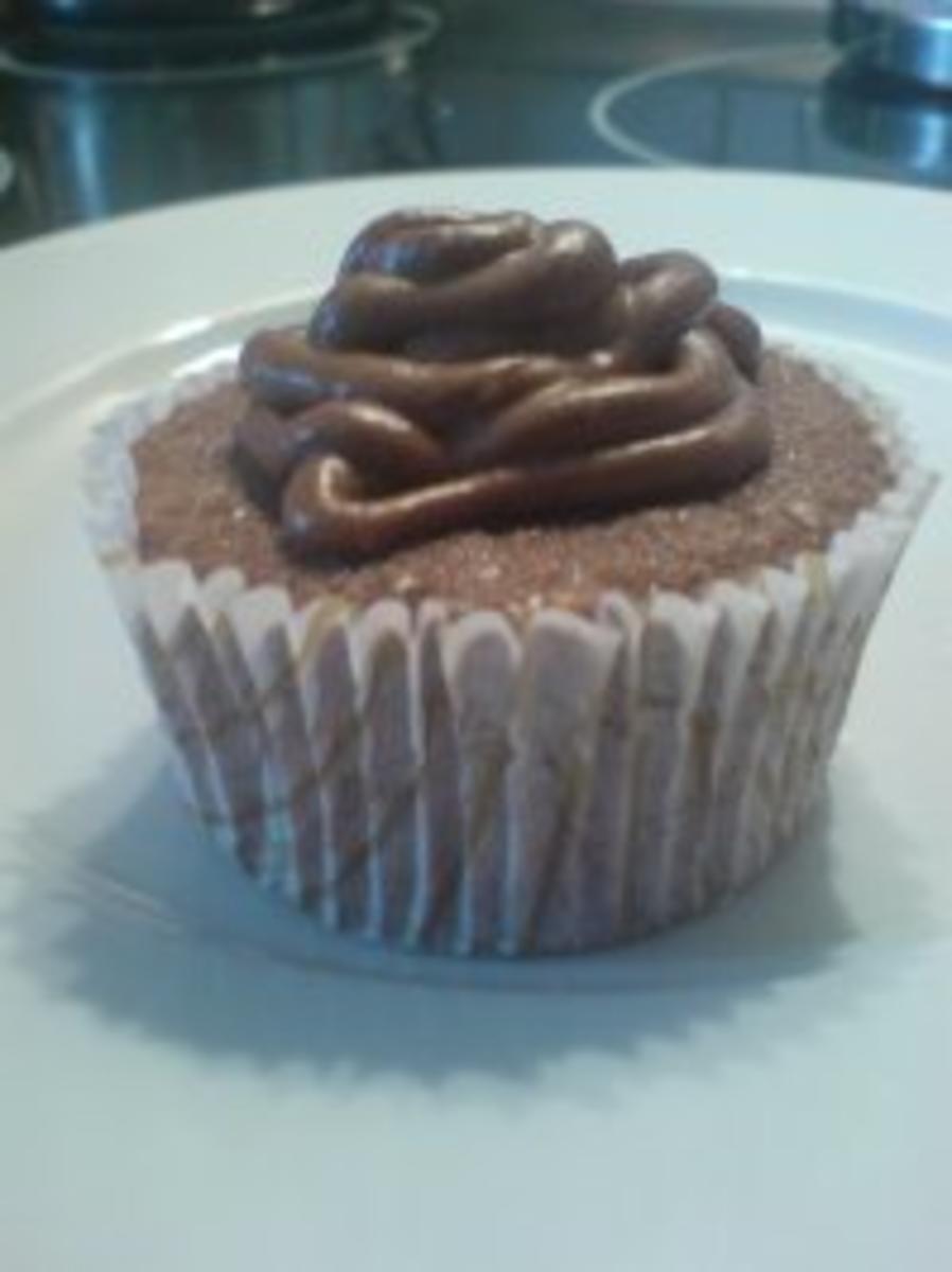 Bilder für Chocolate Cupcakes mit Schoko-Frosting - Rezept