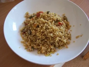 Beilage: Bulgur mit Gemüse und Curry - Rezept - Bild Nr. 2