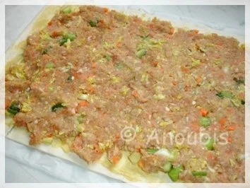 Hackfleischgericht - Gemüse-Hackrolle mit Blätterteig - Rezept - Bild Nr. 4