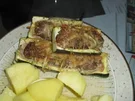 Gratinierte Zuccini mit lecker Hackfleischfüllung - Rezept