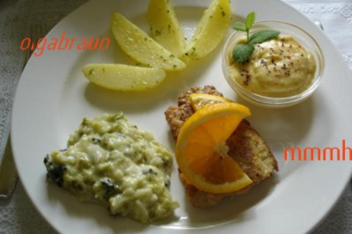 Fischfilet mit Mangodip - Rezept