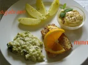Rezept: Fischfilet mit Mangodip Fischfilet mit Mangodip - Rezept