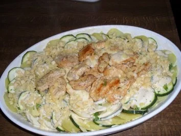 Zucchini-Kartoffelgratin mit Filet - Bilder sind on - Rezept - Bild Nr. 4