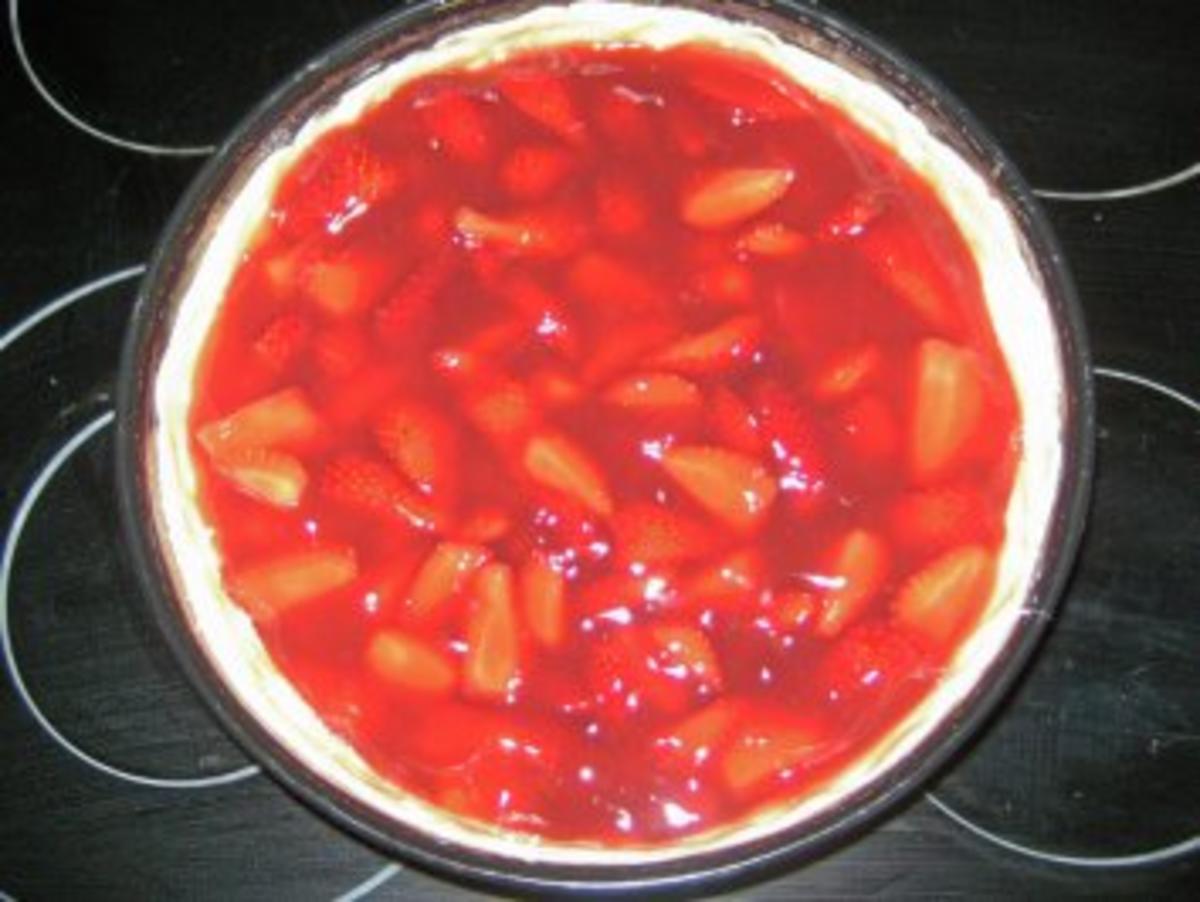 Beschwipster Erdbeer - Rhabarber - Kuchen - Rezept - Bild Nr. 5