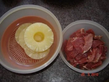 Fleisch : Currygeschnetzeltes mit Ananas - Rezept - Bild Nr. 2