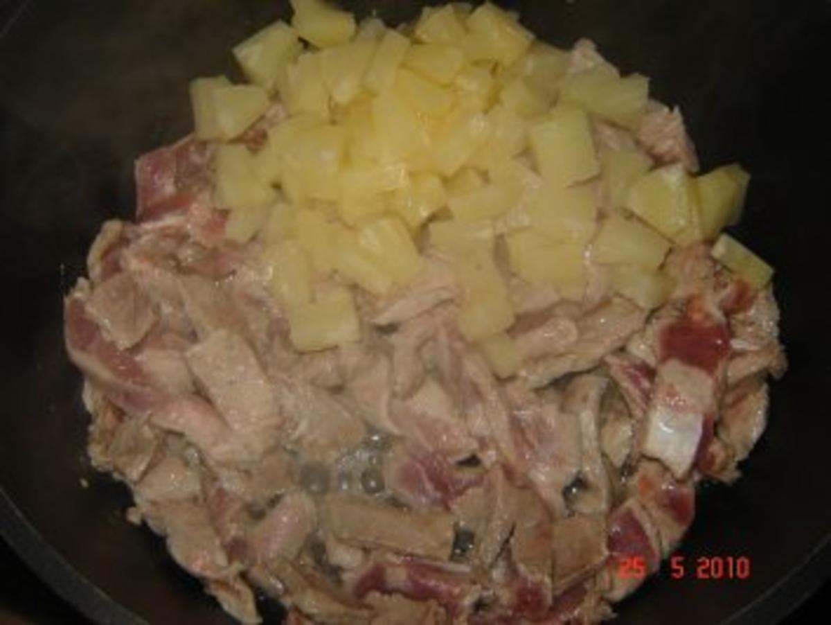 Fleisch : Currygeschnetzeltes mit Ananas - Rezept - Bild Nr. 3