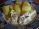 Matjes in Dill-Jogurt-Sahne - Rezept