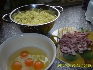 Schinkennudeln - Rezept