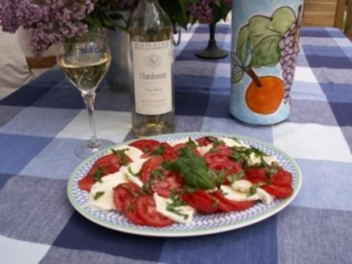 Tomaten-Mozarella Salat - Rezept