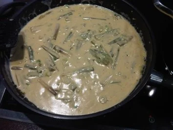 Gebratener grüner Spargel an Penne Rigatte - Rezept - Bild Nr. 3